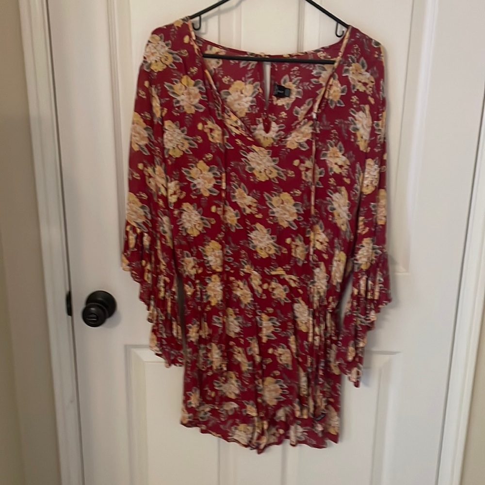 Volcom Floral Print Romper